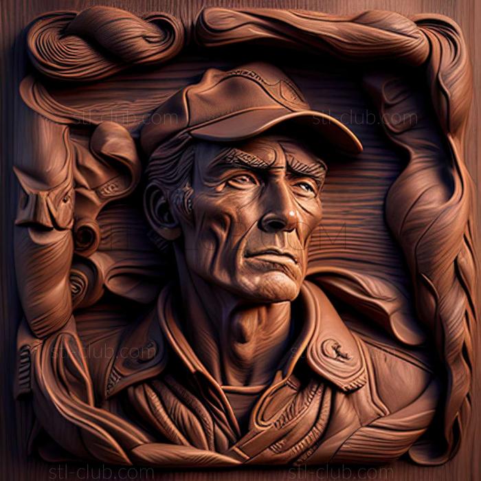 3D model John WMcCoy American artist (STL)